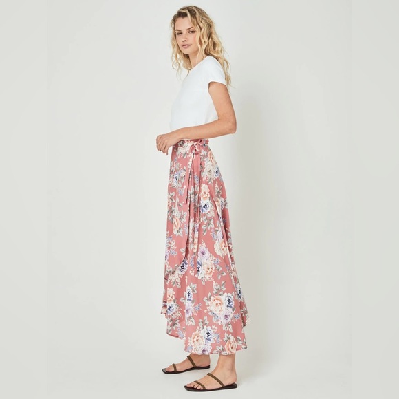 AUGUSTE THE LABEL Fleur Pascal Floral Midi Maxi Wrap Skirt - Picture 7 of 16